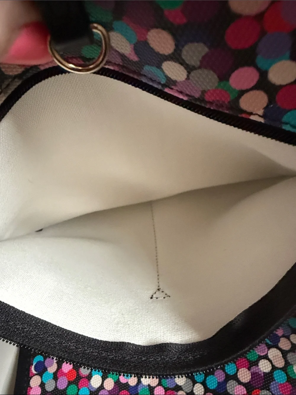 KATE SPADE Confetti Hawthorne Colorful Tote